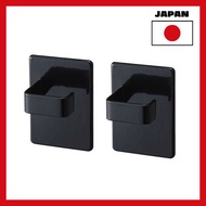 [Japan import]Yamazaki Magnetic Spray Hook Tower, Set of 2, Black, Approx. W5XD3.5XH7cm, Tower Spray