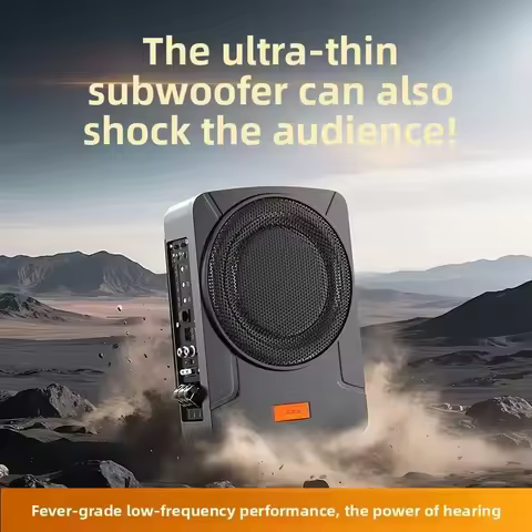 Durable 6X9-inch Car Ultra-thin Subwoofer Seat Special Subwoofer 12v Car Audio Power Amplifier with 