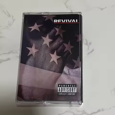 Eminem Revival Deluxe Edition Cassette Tape Hip-Hop Rap Music Collection for Rap Fans and Music Coll