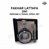 ​[2-in-1 SET] Lattafa Fakhar Black EDP 100ml + Travel Spray | YSL Y EDP Clone | Long Lasting Men’s P