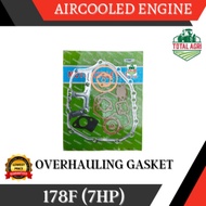 Overhauling Gasket 178F Aircooled Diesel Engine 7HP
