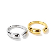 316L Medical Steel Water Drop Teardrop Ring-Gold, Silver Hypoallergenic Non-Fade