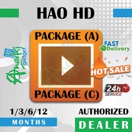 HAO HD haohd IPTV PLAYER (Android TV/Box/Phone) 1/3/6/12 Months