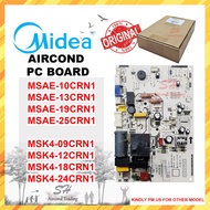 [ORIGINAL] MIDEA AIRCOND PCB 1.0hp 1.5hp 2.0hp 2.5hp PC BOARD MSAE/MSK4/09/10/12/13/18/19/24/25CRN1 MSAG-10/13/19/25CRN8