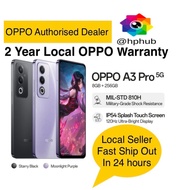 Brand New OPPO A3 Pro 5G 8/256GB - 6/128GB Local 2 Year Warranty + GIFT Set