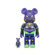 降價出清日版 庫柏力克熊 BE@RBRICK 400% &amp; 100% 新世紀福音戰士 EVA 初號機 新塗裝版