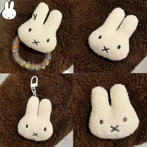 Cute Miffy Kawaii Cartoon Hair Tie Hairpin Brooch Bangs Clip Widget Sweet Girl Birthday Christmas Gi