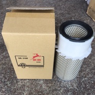 Hs Mitsubishi Delica Cut Card 2.5 Diesel Car 2 Wd 4 Wd 1990 Back Air Filter