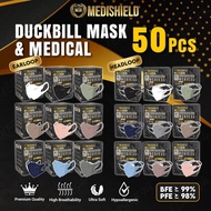 【Ready Stock】50PCs Adult Duckbill Disposable Face Mask 3D 4D 5D 6D mask viral Face mask duckbill mask medical non medica