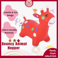Bouncy Animal Hopper Toy Inflatable Rubber Animal Toy Soft Baby Riding Kids Kuda Lompat Budak 跳跳马