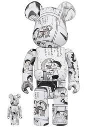 Image.台中逢甲店 BE@RBRICK BEARBRICK 400%100% 哆啦A夢漫畫版