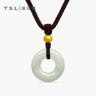 TSL | 謝瑞麟 - 999 Pure Gold with Jadeite Pendant - BE589