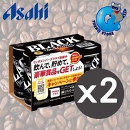 ASAHI Wonda Black 黑咖啡 (香氣濃郁) 6P 185ml x 6罐裝 x 2