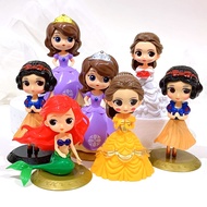 Cake Decoration Princess Decoration Doll Baking Dessert Table Cartoon Hand-Made Toy Dress Up Holiday