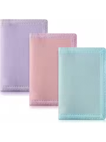 1PC Wallets Slim Wallet Trifold Sports Wallet Outdoor Canvas Wallets With Zipper Travel Coin Purse C