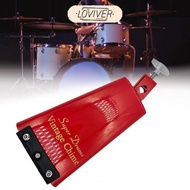 [LOVIVER] Stainless Steel Cowbell Percussion Cowbell Lightweight Cheering Cowbell for