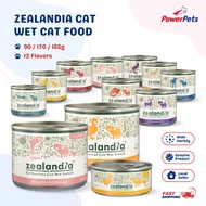 Zealandia Cat Wet Cat Food 185g Brush Tail Duck Goat Venison Wallaby Beef Chiken Hoki Lamb Salmon Pate And Formula