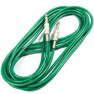 Marina สายแจ็คกีตาร์ 6 เมตร สายหุ้มพลาสติก รุ่น C-150CR-20 -- Made in Taiwan -- Green