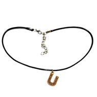 Ethnic Initial Necklace | Initial Ethnic Necklace