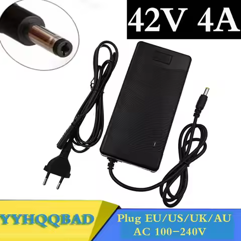 42V 4A Smart Battery Charger for 10Series 36V 37V Li-ion Battery Charger DC5525mm
