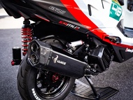 Vamos Lead125 4V สีดำเงา ปลายคาร์บอน มีมอก. (ถอดจุดลดเสียงได้)