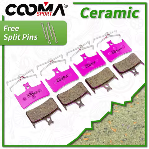 4 Pairs Ceramic Bicycle Disc Brake Pads for Hope Tech 3 E4 Race Evo E4 RX4+ Caliper, Elite Class