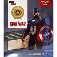 Incredibuilds Marvel's Captain America Civil War 3d Wood Model