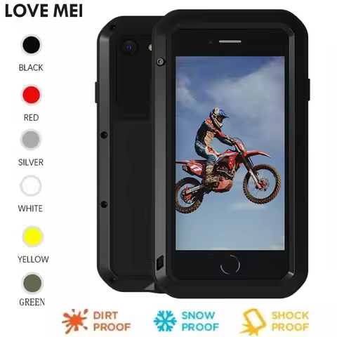 Armor Metal Shockproof Powerful Case Apple iphone SE 3 2022 SE 2020 8 7 Heavy Duty Protection Alumin