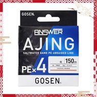 GOSEN Answer Ajing PE x4 Fishing Line - 150m