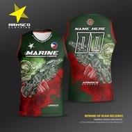 Marine Corps PH ArmsCo Jersey Full Sublimation - Mens Clothing CUSTOMIZE NAME and NUMBER