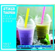 Cup Drink Word Stickers, Label Word Stickers