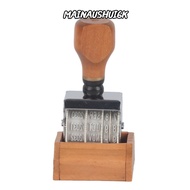MAINAUSHUI6K 2pcs Rolling Wheel Stamp, Retro Font Vintage Font Wooden Date Stamp, Vintage 2026-2036 