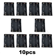 10pcs/lot 2pin wire 3 Slots AA Battery holder 4.5v Battery Storage Box Case DIY Batteries Container 