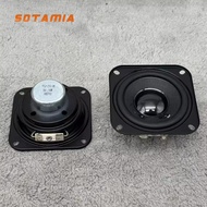 SOTAMIA 2pcs 2.75 Inch Full Range Speaker 8 Ohm 10W Rubber Edge 70mm Diameter Audiophile Speaker Pow
