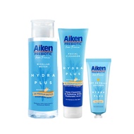 AIKEN Prebiotic Hydra Plus Skincare Value Set | Micellar Water | Cleanser Hydra & Deep Cleansing | S