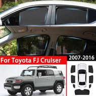 Magnetic Mesh Sunshade For Toyota FJ Cruiser 2006-2016 Window Heat Insulation Anti-UV Sunshades Auto