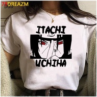 Women's Apparel Tops T-shirts Naruto Sasuke t shirt t-shirt female ulzzang print aesthetic harajuku kawaii japanese top