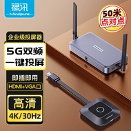 HOT DEAL Enterprise-Grade Wireless Screen Projector 5g Dual-Band Co-Screen Device TV Computer Point-