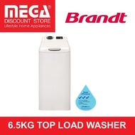 BRANDT BT653HQA 6.5KG TOP LOAD WASHER (3 TICKS)