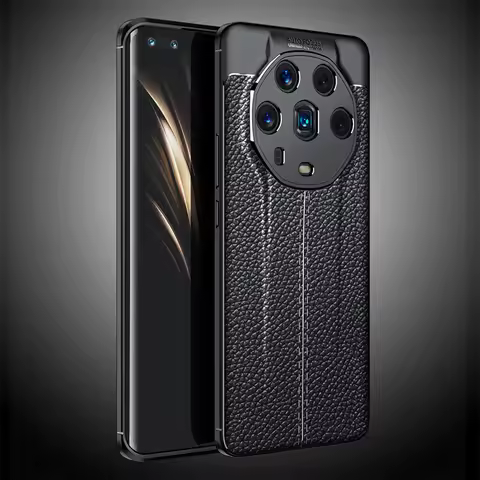 For Honor Magic4 Ultimate Case Magic 5 Lite Case Leather Rubber Silicone Protect Phone Case For Magi