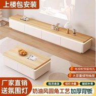 Cabinet Storage TV Storage Small Apartment Log Style Solid Wood Cabinet Combination Floor Living Roo