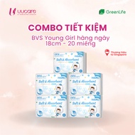 Saving Combo of UUcare Singapore Young Girl sanitary napkins 18cm 20 pieces Sanitary Pad Blood Pad