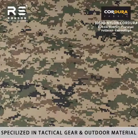 1000d Nylon Cordura Fabric Waterproof Tactical Gear Oxford Fabric Durable PU Coated RUSSIA SURPAT Su