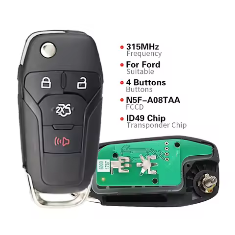 315/433/902Mhz Remote Car Key For Ford Escort Fusion Mk2 Mk7 Explorer Transit Ranger Galaxy S-Max KA