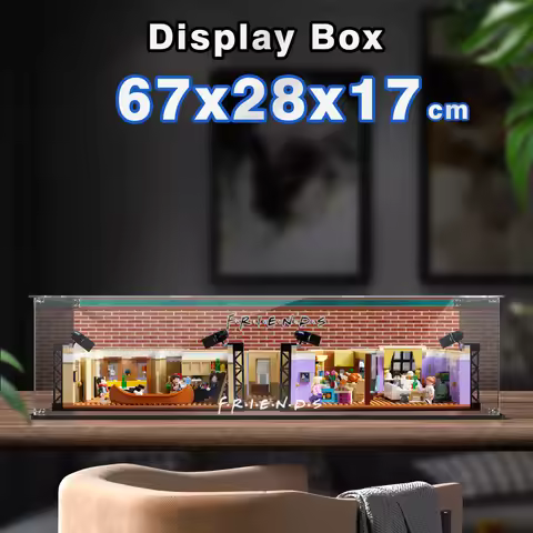 Acrylic Display Box for Lego 10292 The Friends Apartments Dustproof Clear Display Case Model storage