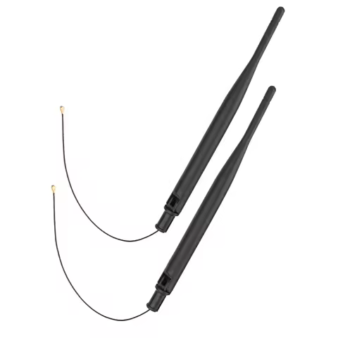 2.4GHz WiFi Antenna 6dBi I-P-E-X-1 Connector Aerial 2.4G Antennae for Pci Iot Card USB Wireless Rout
