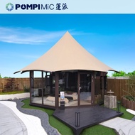 Resort hotel tent, small luxury glamping tent, privacy-protected, windproof, rainproof, single unit 