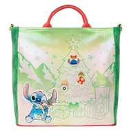 Loungefly: Disney Lilo And Stitch Holiday Tote Bag