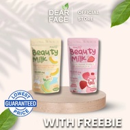 DEAR FACE Collagen Drink Beauty Milk Melon Strawberry Mango Lychee Banana Bean Coffee Beautymilk DF