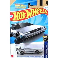 Hotwheels Hotwheels Back to the Future DMC Time Machine Flight Sports Car Silver DMC 60 24C
